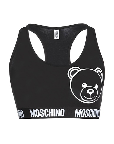 MOSCHINO Bra Black 94% Cotton, 6% Elastane