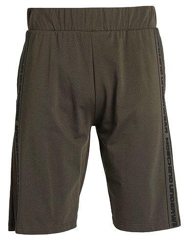 MOSCHINO Sleepwear Military green 63% Polyester, 34% Cotton, 3% Elastane