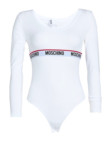 MOSCHINO Body intimo Bianco 92% Cotone, 8% Elastan