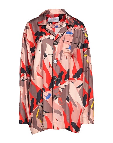 AZ FACTORY Pyjama Rot 100% Seide
