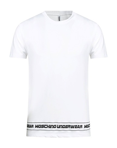 MOSCHINO Unterhemd Weiß 63% Polyester, 34% Baumwolle, 3% Elastan