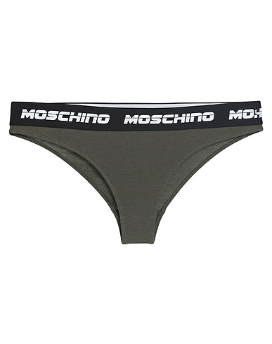 MOSCHINO Brief Military green 92% Cotton, 8% Elastane