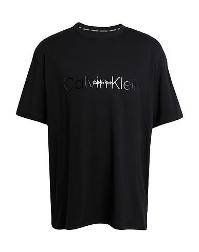 CALVIN KLEIN UNDERWEAR Pigiama Nero 57% Cotone, 38% Poliestere riciclato, 5% Elastan