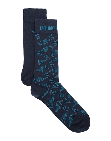 EMPORIO ARMANI Short socks SOCKS SET
 Midnight blue 65% Cotton, 33% Polyamide, 2% Elastane