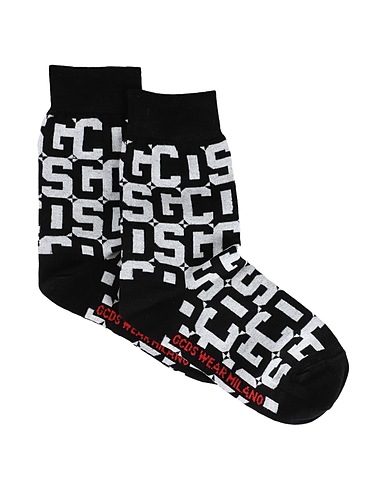 GCDS Calze e Calzini Nero 85% Cotone, 10% Poliammide, 5% Elastan