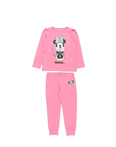 NAME IT® Pyjama Rosa 95% Baumwolle, 5% Elastan