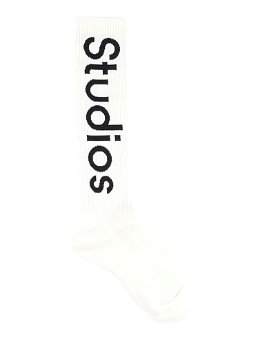 ACNE STUDIOS Chaussettes et collants BIANCO 80% Coton, 18% Nylon, 2% Élasthanne