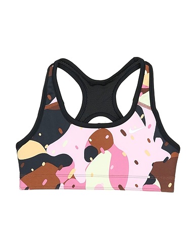 NIKE Reggiseno Nike Swoosh Big Kids' (Girls') Reversible Sports Bra
 Nero 83% Poliestere, 17% Elastan