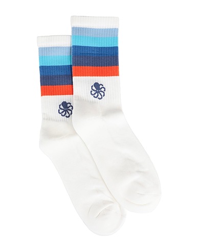 JONSEN ISLAND Short socks GERMAN MOTOR SOCKS
 White 71% Cotton, 24% Polyamide, 5% Elastane