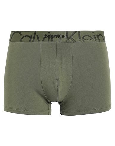 CALVIN KLEIN UNDERWEAR Boxer Military green 90% Cotton, 10% Elastane