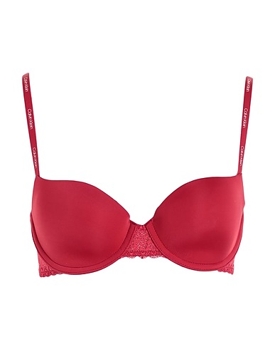 CALVIN KLEIN UNDERWEAR Bra Brick red 70% Nylon, 30% Elastane
