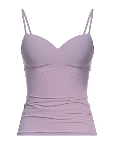 HANRO Undershirt Lilac 72% Polyamide, 28% Elastane