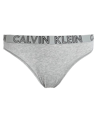 CALVIN KLEIN UNDERWEAR Slip Grigio 95% Cotone, 5% Elastan