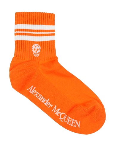 MCQUEEN Calze e Calzini Arancione 73% Cotone, 25% Poliammide, 2% Elastan