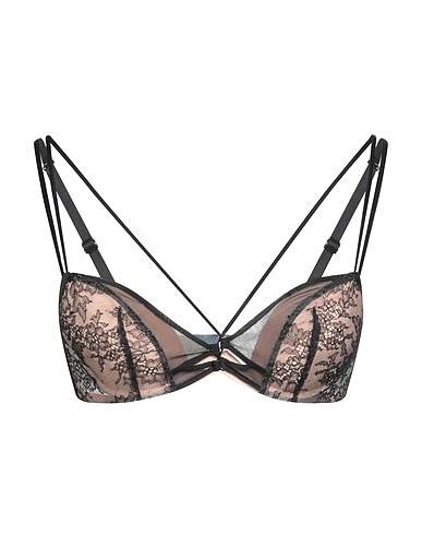 CHANTAL THOMASS Bra Black 63% Polyamide, 37% Viscose, Elastane, Polyester