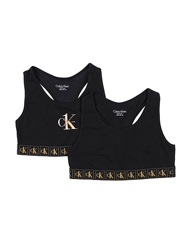 CALVIN KLEIN UNDERWEAR Bra Black 95% Cotton, 5% Elastane, Polyester