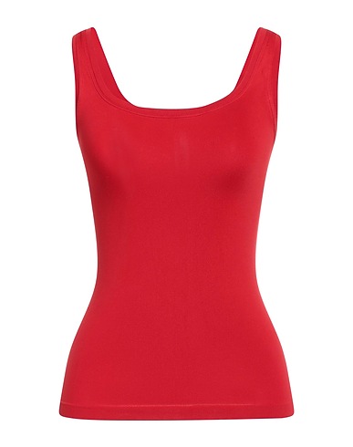 HANRO Undershirt Red 95% Polyamide, 5% Elastane
