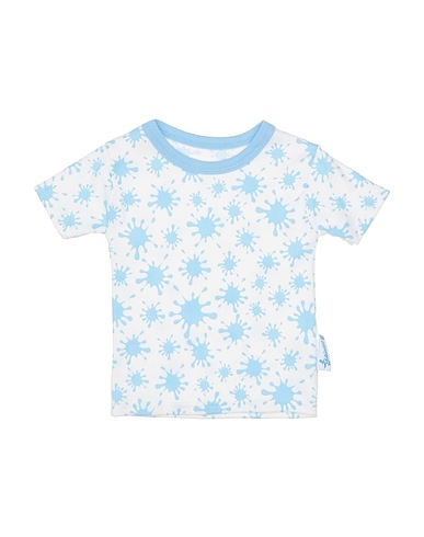 BLUEBIRD T-shirt intima Celeste 100% Cotone