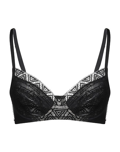 HANRO Bra Black 80% Polyamide, 20% Elastane