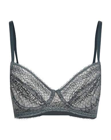 HANRO Bra Military green 76% Polyamide, 12% Elastane, 12% Viscose