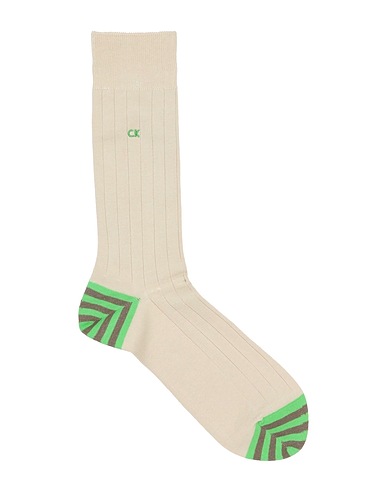 CALVIN KLEIN UNDERWEAR Socks & tights Beige 77% Cotton, 18% Polyester, 3% Polyamide, 2% Elastane