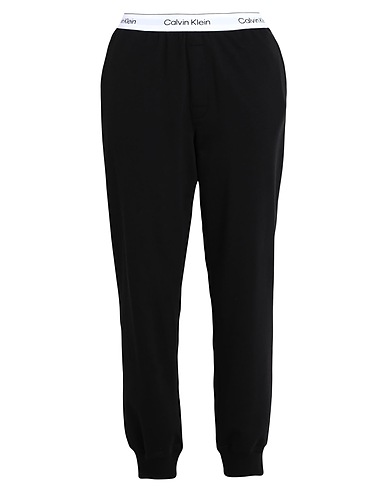 CALVIN KLEIN UNDERWEAR Sleepwear Black 58% Cotton, 39% Polyester, 3% Elastane