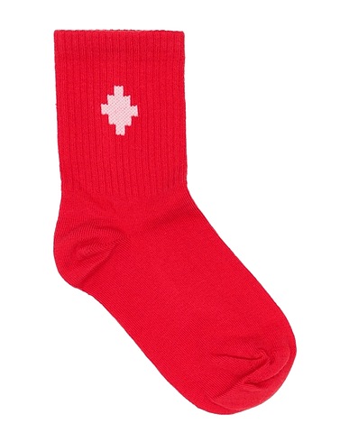 MARCELO BURLON Calze e Calzini Rosso 85% Cotone, 10% Poliammide, 5% Elastan