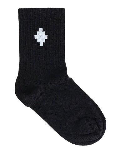 MARCELO BURLON Socks & tights Black 85% Cotton, 10% Polyamide, 5% Elastane