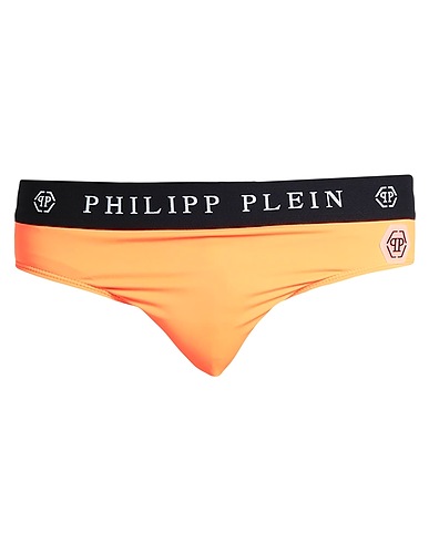PHILIPP PLEIN Slip mare Arancione 85% Poliammide, 15% Elastan