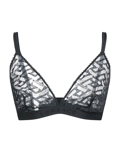 VERSACE Reggiseno Nero 93% Poliammide, 7% Elastan, Poliestere