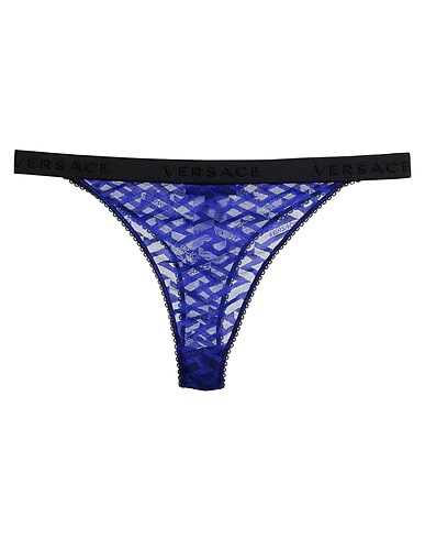 VERSACE Brief Bright blue 93% Polyamide, 7% Elastane, Polyester, Cotton