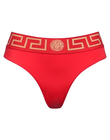VERSACE Bikini Red 78% Polyamide, 22% Elastane, Polyester