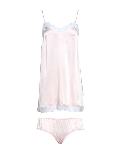 ROSAMUND MOISELLE Underwear set Light pink 100% Mulberry silk