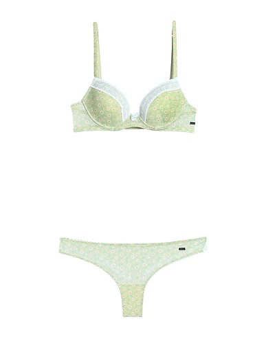 VERDISSIMA Underwear set Light green 82% Polyamide, 18% Elastane