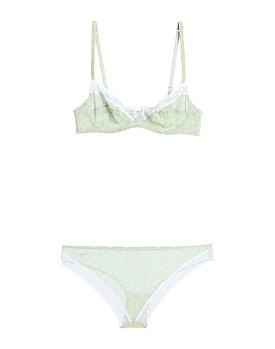 VERDISSIMA Underwear set Light green 82% Polyamide, 18% Elastane