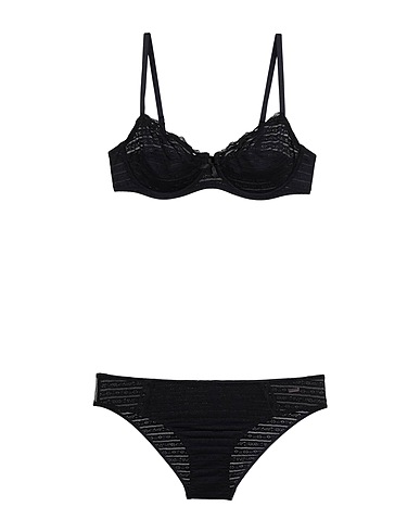 VERDISSIMA Underwear set Black 84% Polyamide, 16% Elastane