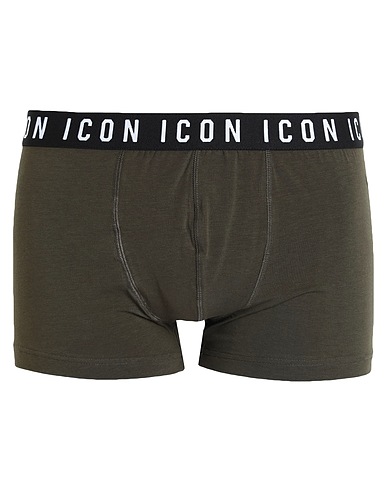 DSQUARED2 Boxer Verde militare 89% Cotone, 11% Elastan