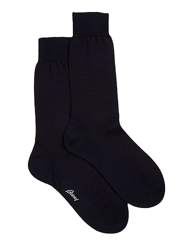 BRIONI Short socks Midnight blue 100% Cotton