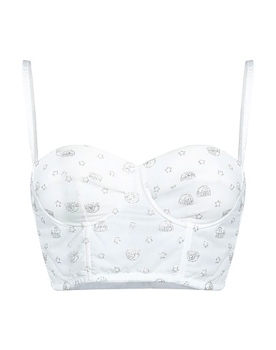 CHIARA FERRAGNI Bra White 94% Polyamide, 6% Elastane