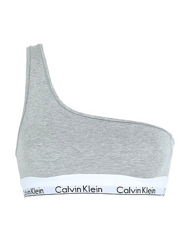 CALVIN KLEIN UNDERWEAR Bra Grey 53% Cotton, 35% Modal, 12% Elastane
