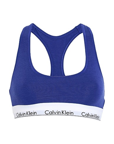 CALVIN KLEIN UNDERWEAR Bra UNLINED BRALETTE
 Bright blue 53% Cotton, 35% Modal, 12% Elastane