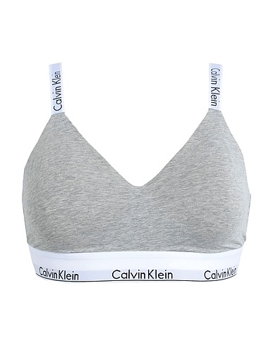 CALVIN KLEIN UNDERWEAR Reggiseno Grigio 53% Cotone, 35% Modal, 12% Elastan