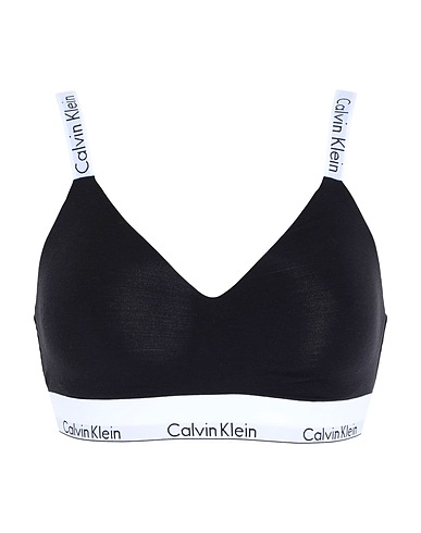 CALVIN KLEIN UNDERWEAR Bra Black 53% Cotton, 35% Modal, 12% Elastane
