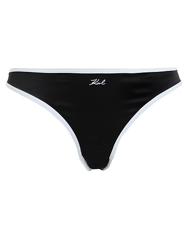 KARL LAGERFELD Slip BI-COLOUR SATIN BRAZILIAN
 Nero 88% Poliestere, 12% Elastan