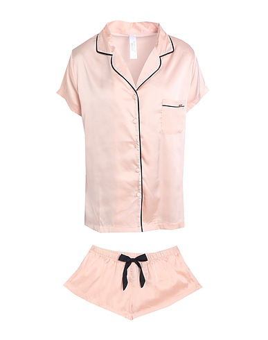 BLUEBELLA Sleepwear Abigail Shirt and Short Set
 Light pink 97% Polyester, 3% Elastane