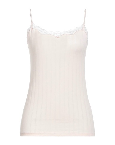 CALIDA Undershirt Light pink 95% Cotton, 5% Elastane, Polyamide
