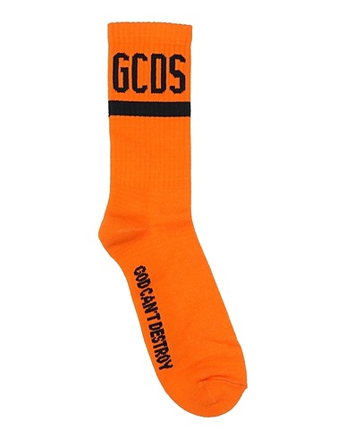 GCDS Calze e Calzini Arancione 85% Cotone, 10% Poliammide, 5% Elastan