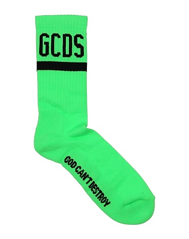 GCDS Calze e Calzini Verde 85% Cotone, 10% Poliammide, 5% Elastan