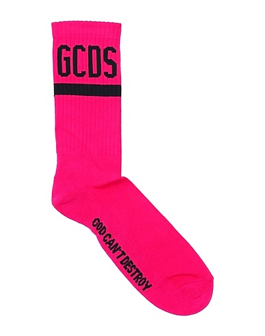 GCDS Calze e Calzini Fucsia 85% Cotone, 10% Poliammide, 5% Elastan