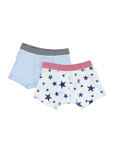 PETIT BATEAU Boxer Bianco 100% Cotone